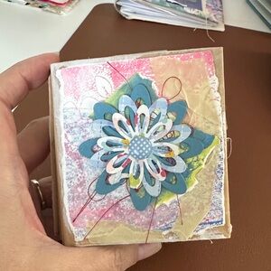 Completed paper bag junk journal